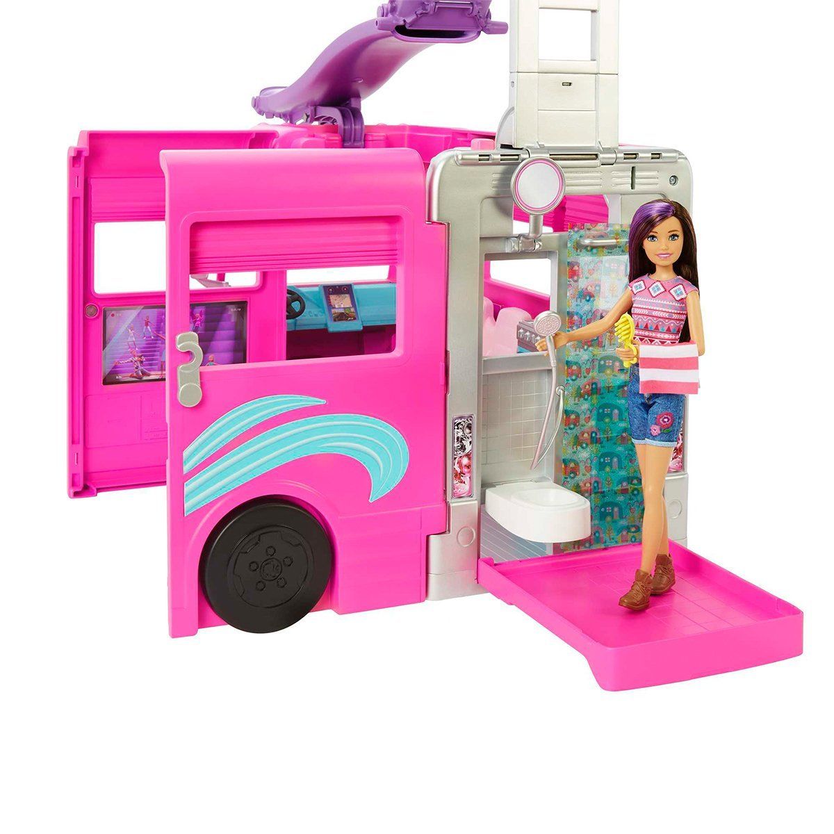 Barbie-Barbienin Yeni Rüya Karavanı-Biriktirilebilir Oyuncaklar ve Setleri-4-Milagron.com