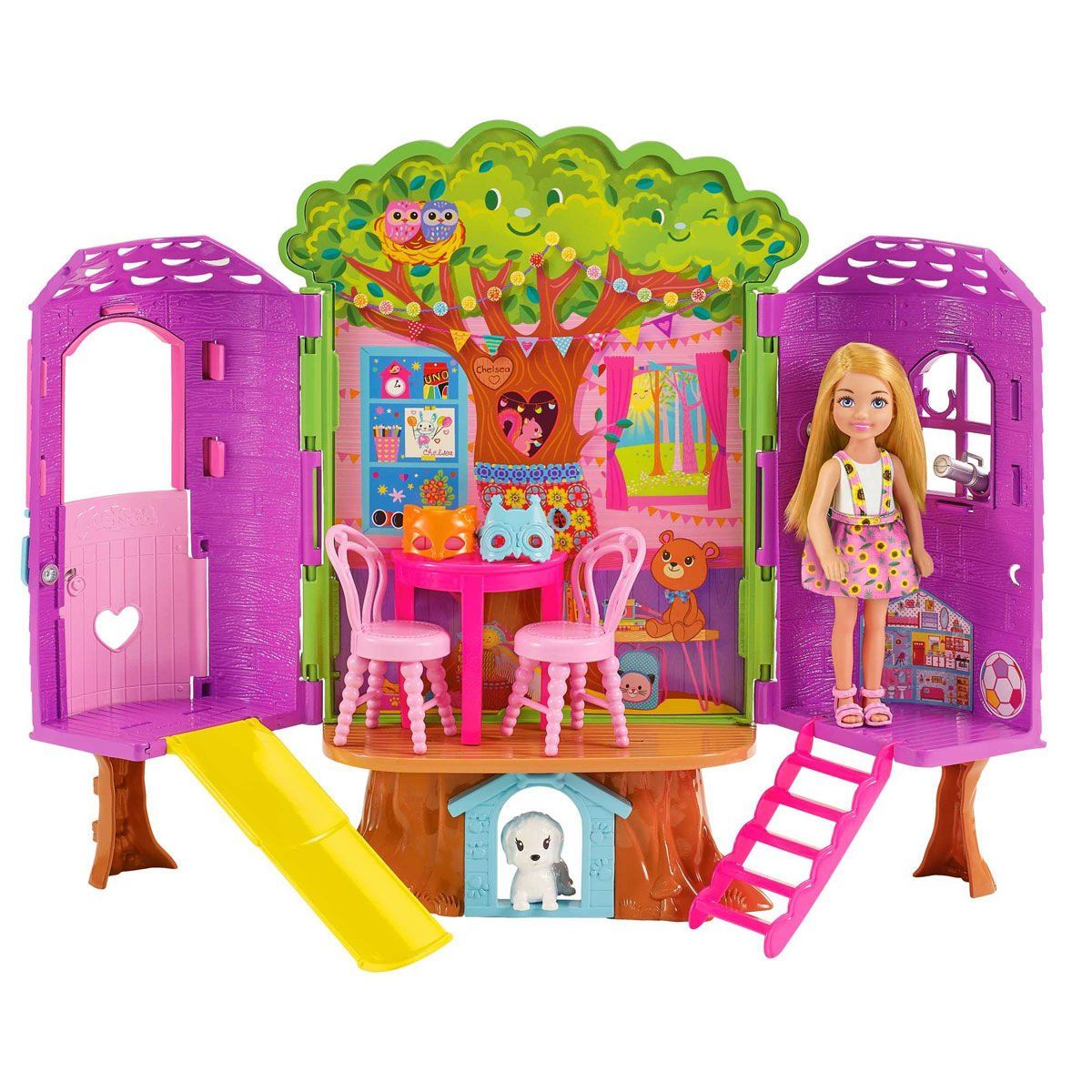 Barbie-Chelsea'nin Ağaç Evi-Biriktirilebilir Oyuncaklar ve Setleri-2-Milagron.com