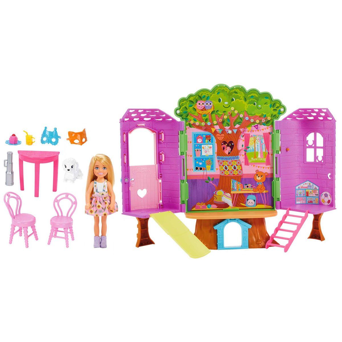 Barbie-Chelsea'nin Ağaç Evi-Biriktirilebilir Oyuncaklar ve Setleri-3-Milagron.com