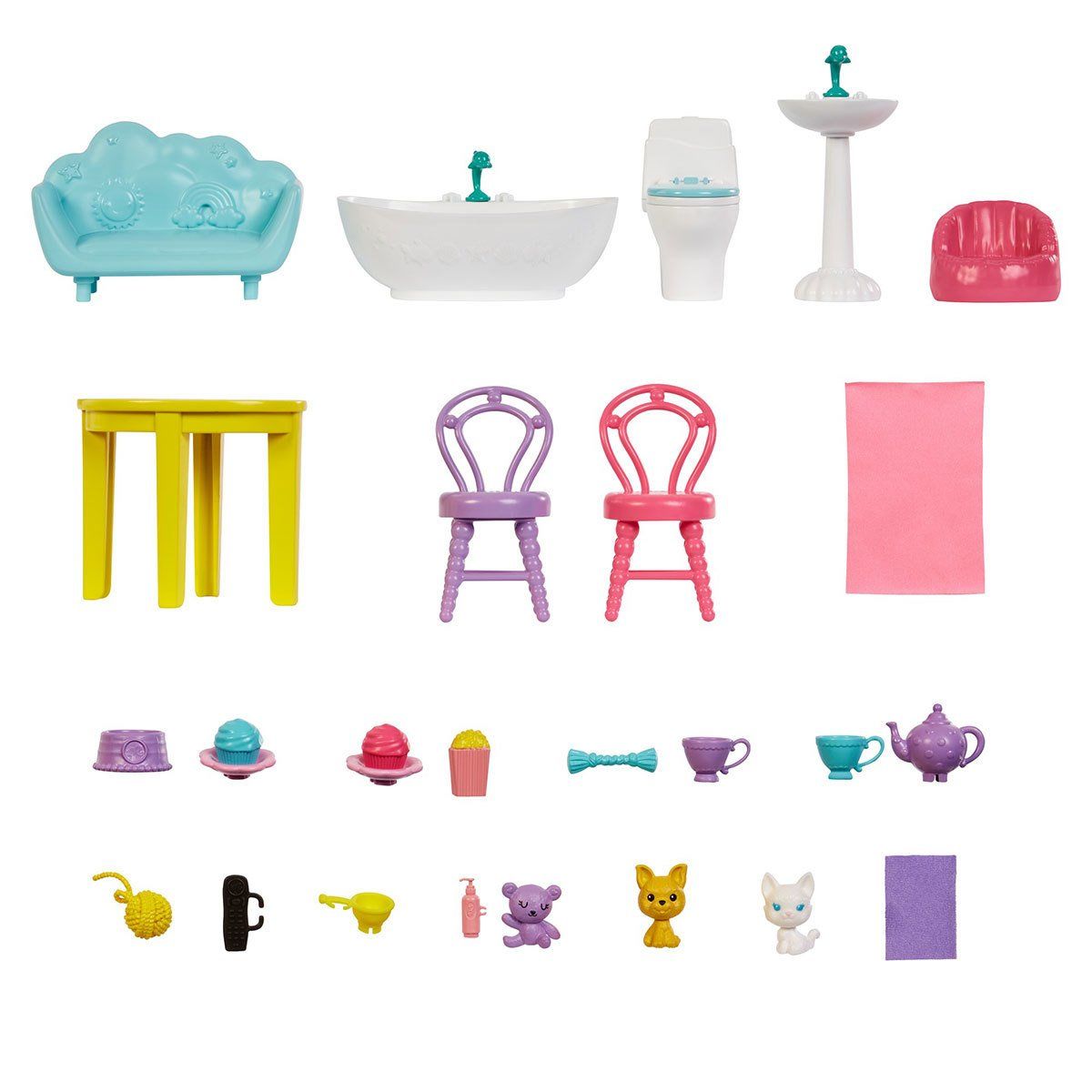 Barbie-Chelsea'nin Oyun Evi-Biriktirilebilir Oyuncaklar ve Setleri-8-Milagron.com