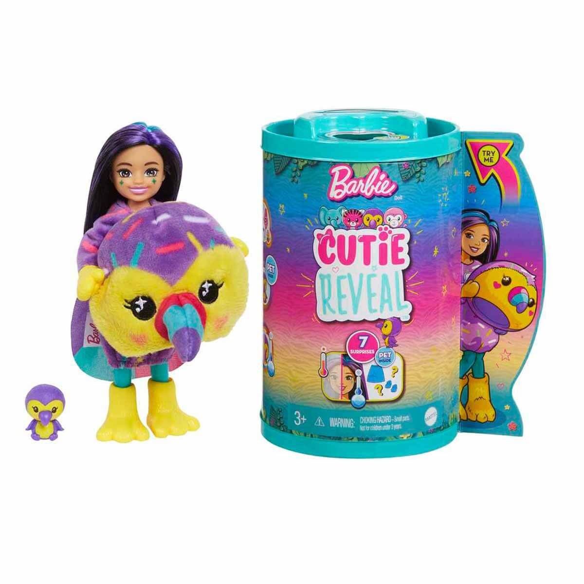 Barbie-Cutie Reveal Bebekler Chelsea Tropikal Orman Serisi-Biriktirilebilir Oyuncaklar ve Setleri-2-Milagron.com