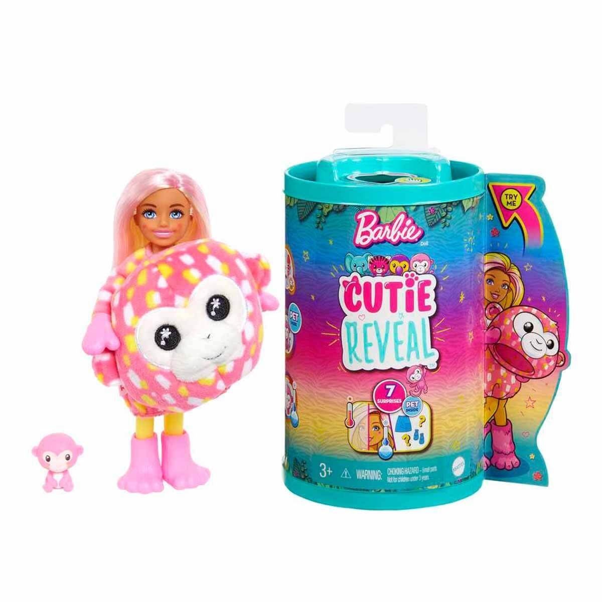 Barbie-Cutie Reveal Bebekler Chelsea Tropikal Orman Serisi-Biriktirilebilir Oyuncaklar ve Setleri-3-Milagron.com