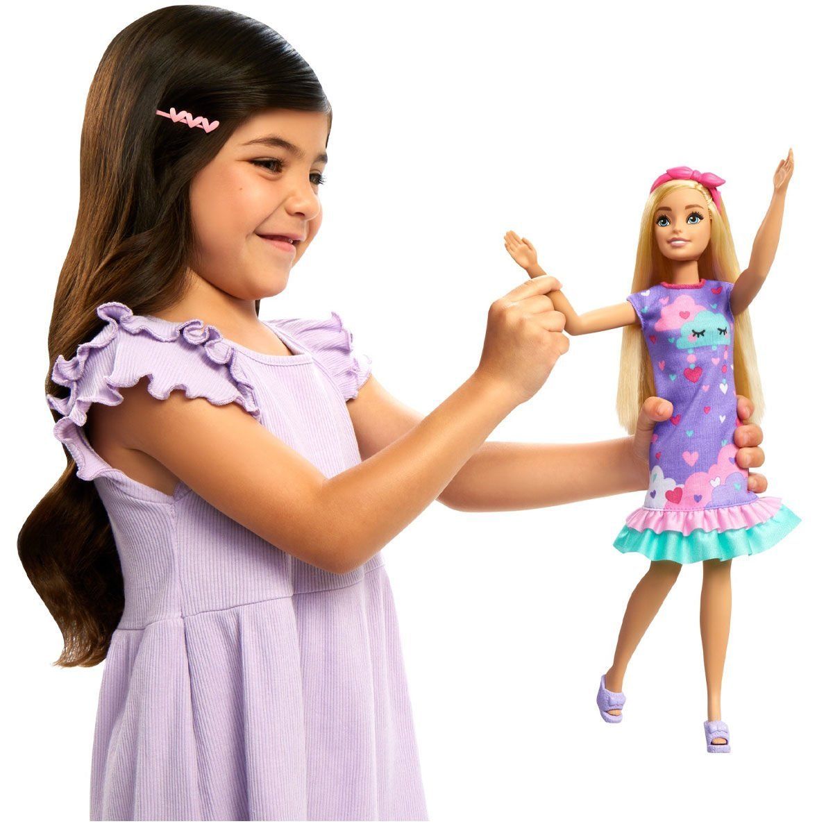 Barbie-My First Barbie İlk Barbie Bebeğim Delüks Bebek-Biriktirilebilir Oyuncaklar ve Setleri-4-Milagron.com