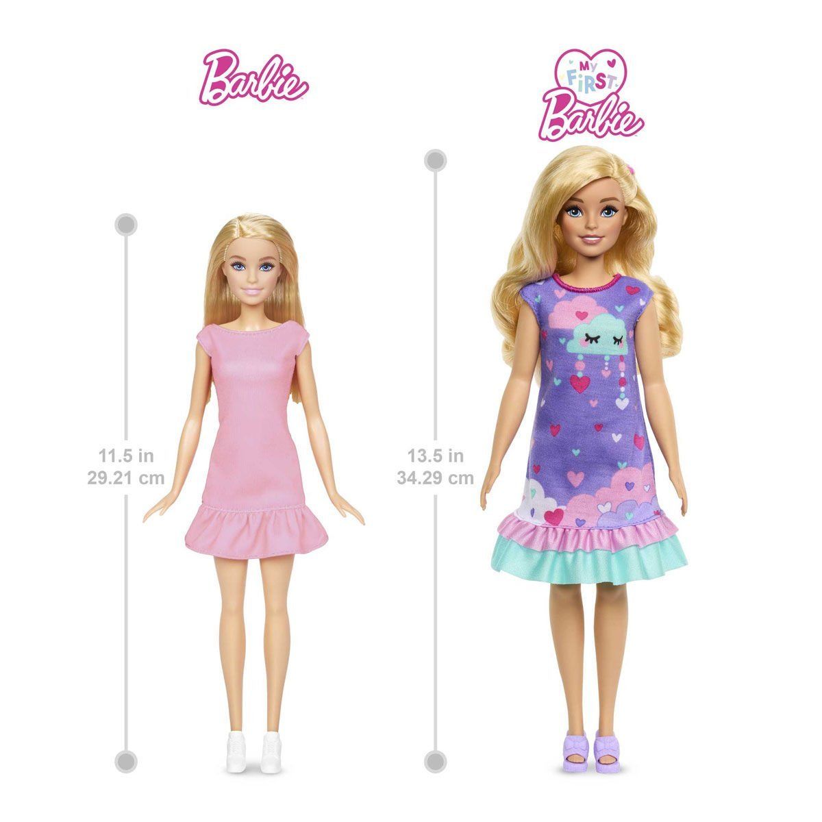 Barbie-My First Barbie İlk Barbie Bebeğim Delüks Bebek-Biriktirilebilir Oyuncaklar ve Setleri-5-Milagron.com