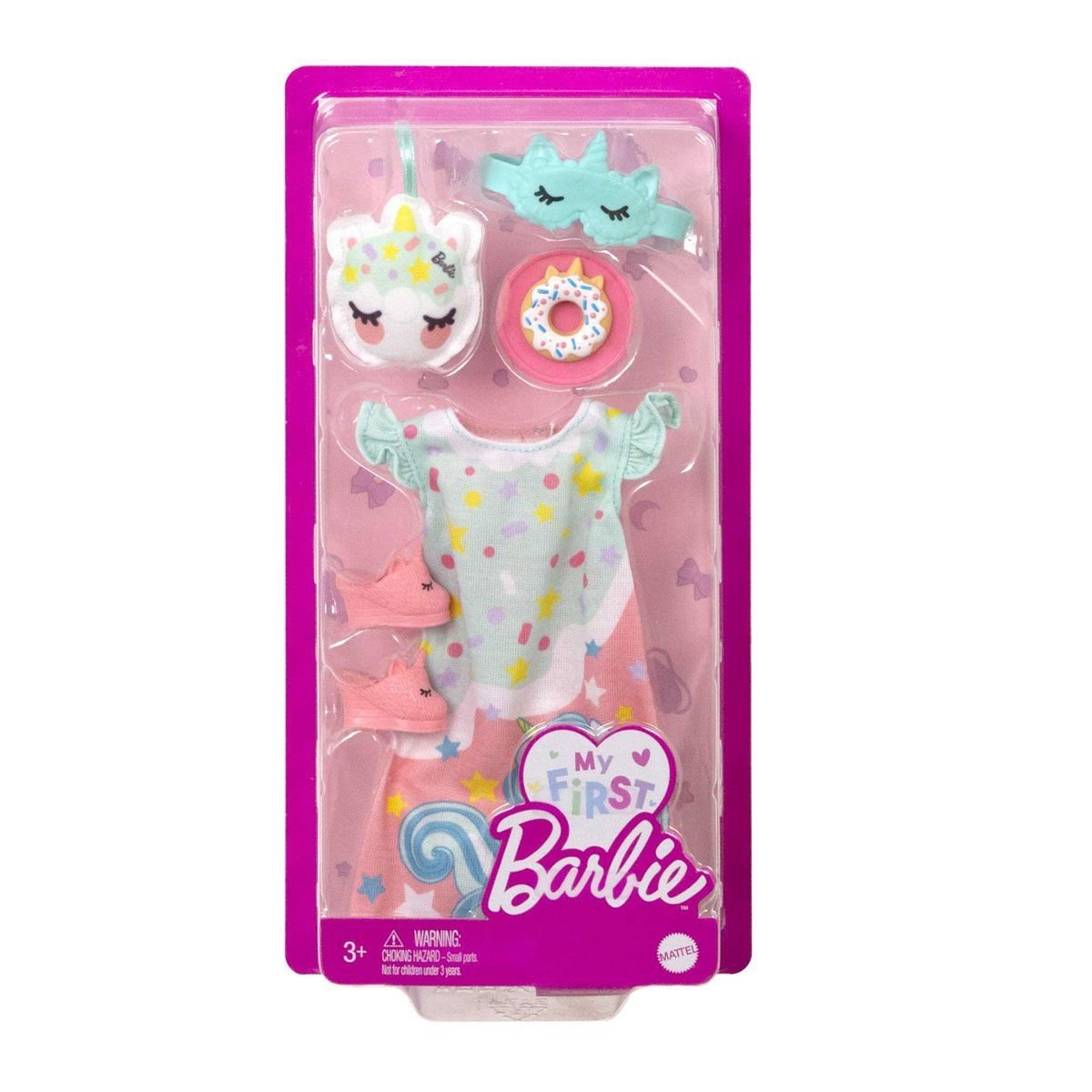 Barbie-My First Barbie İlk Barbie Bebeğim Kıyafet Koleksiyonu-Oyuncak Bebek ve Oyun Setleri-1-Milagron.com