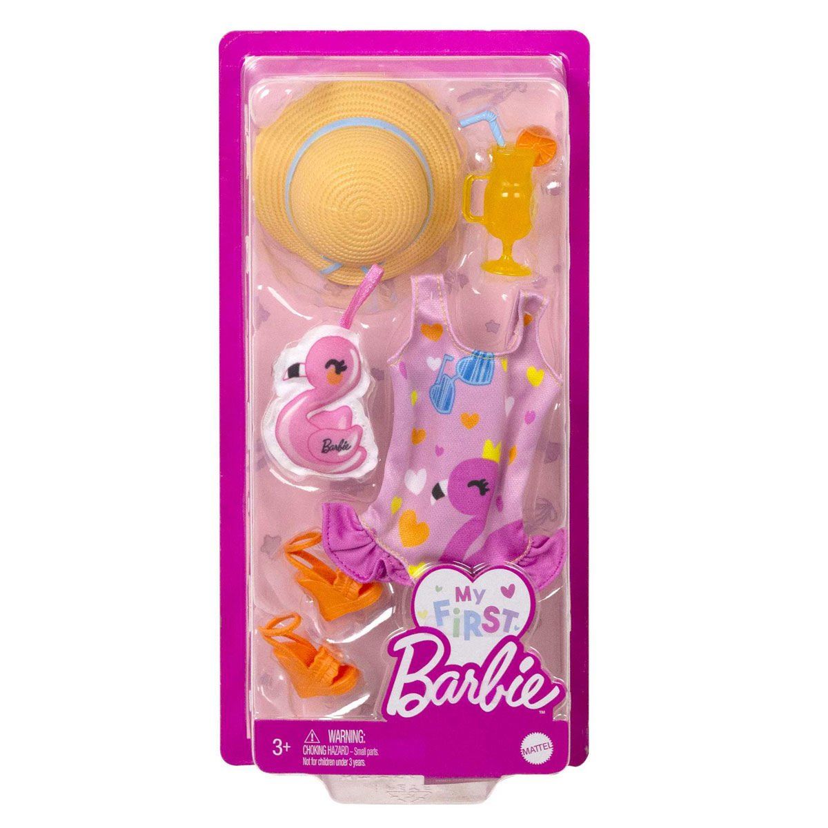 Barbie-My First Barbie İlk Barbie Bebeğim Kıyafet Koleksiyonu-Oyuncak Bebek ve Oyun Setleri-4-Milagron.com