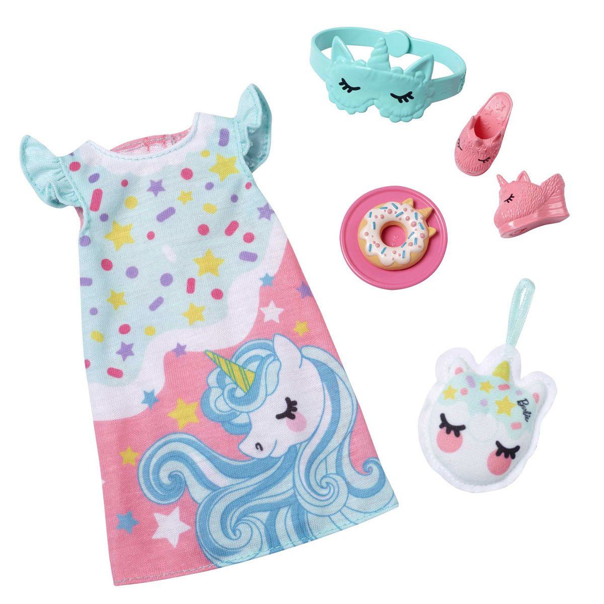 Barbie-My First Barbie İlk Barbie Bebeğim Kıyafet Koleksiyonu-Oyuncak Bebek ve Oyun Setleri-5-Milagron.com