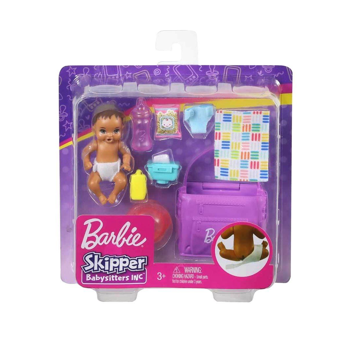 Barbie-Özellikli Minik Bebekler /Barbie Bebek Bakıcısı-Biriktirilebilir Oyuncaklar ve Setleri-3-Milagron.com