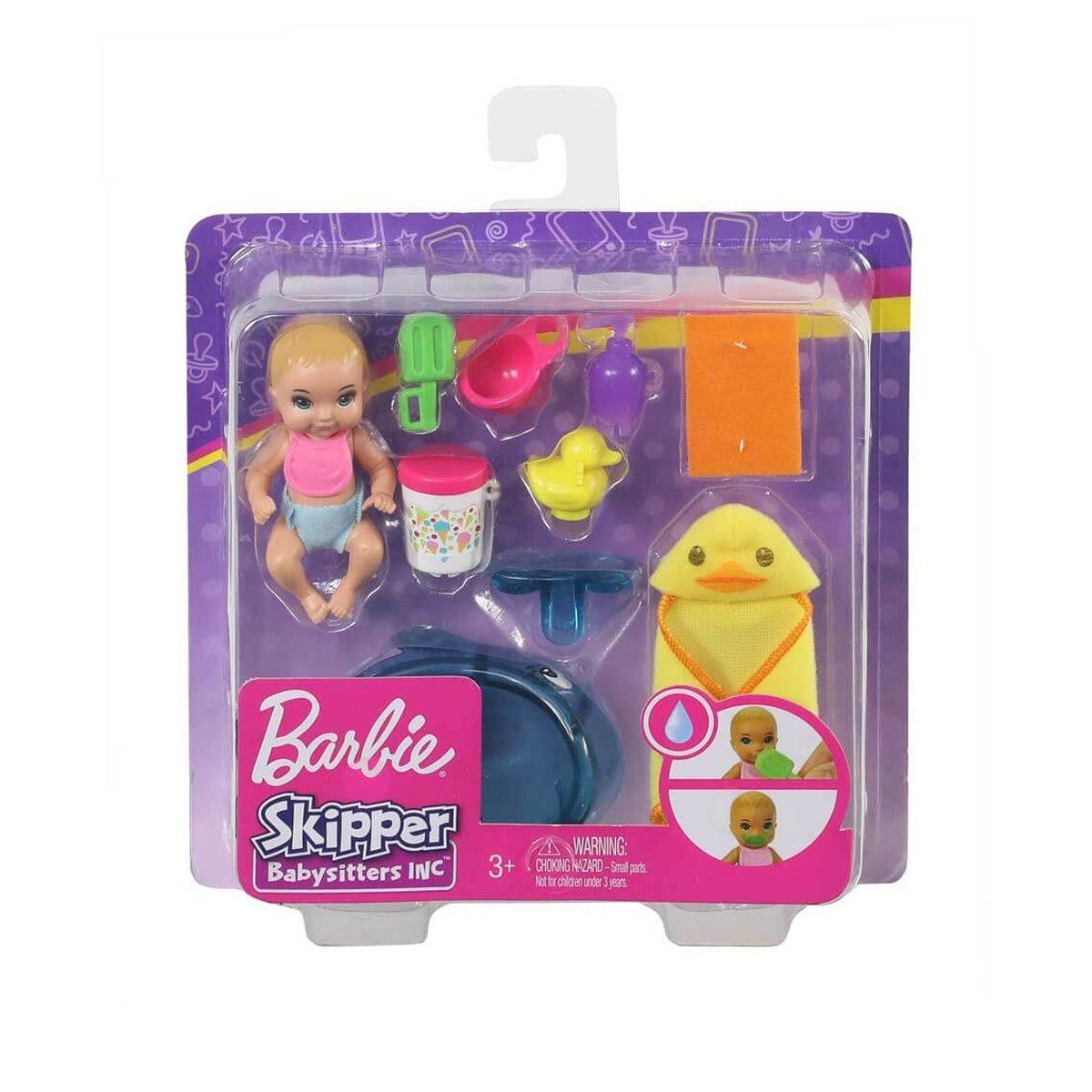 Barbie-Özellikli Minik Bebekler /Barbie Bebek Bakıcısı-Biriktirilebilir Oyuncaklar ve Setleri-5-Milagron.com
