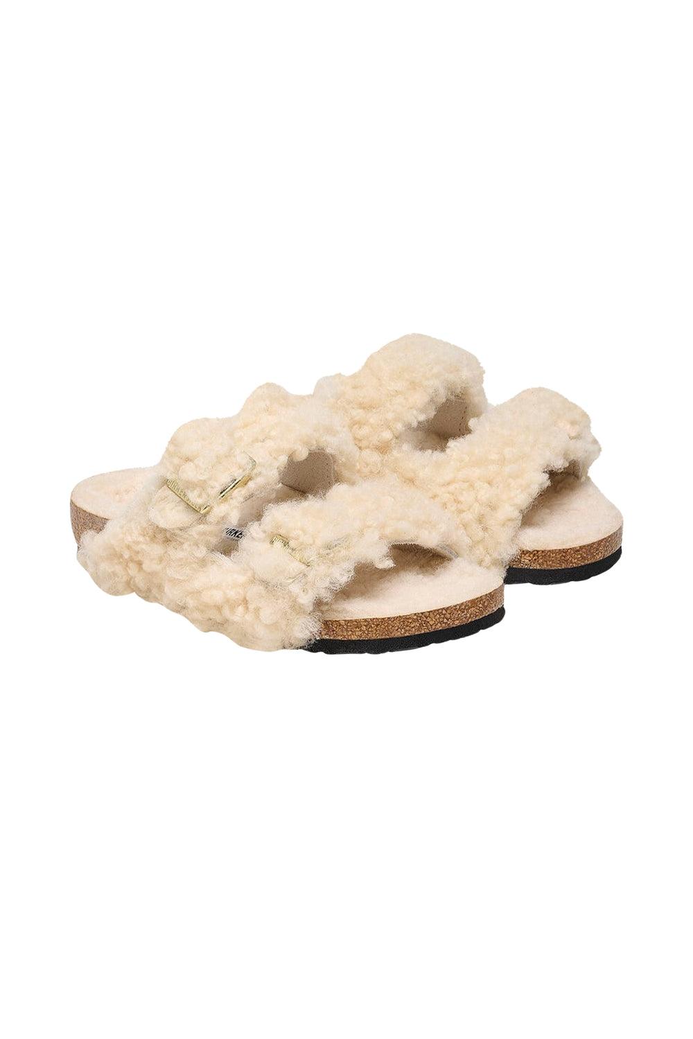 Birkenstock-Arizona Shearling Teddy-Sandalet & Terlik-3-Milagron.com