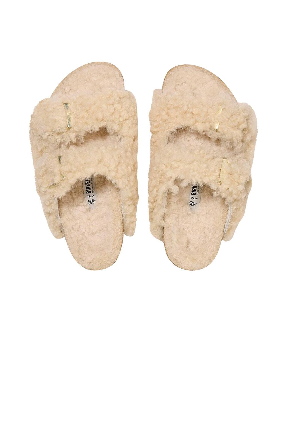 Birkenstock-Arizona Shearling Teddy-Sandalet & Terlik-5-Milagron.com