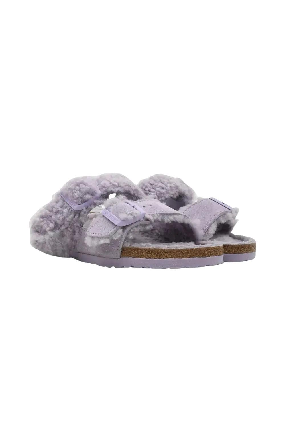 Birkenstock-Arizona Split VL Teddy LAF-Sandalet & Terlik-4-Milagron.com