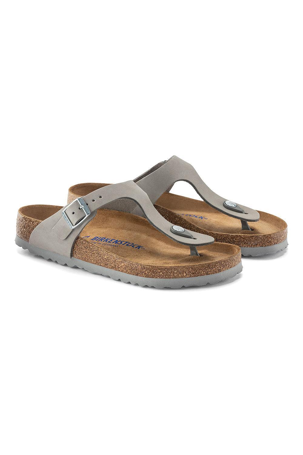 Birkenstock-Gizeh Sfb Nu-Sandalet & Terlik-4-Milagron.com