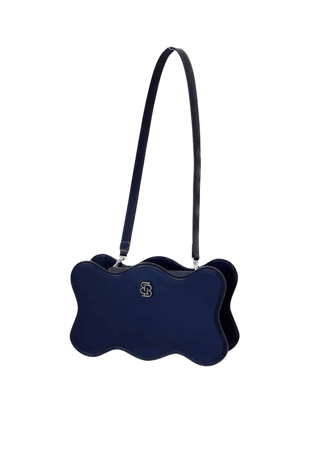 Bloomsbury-Leo Baguette Bag - Lacivert-Omuz Çantası-1-Milagron.com