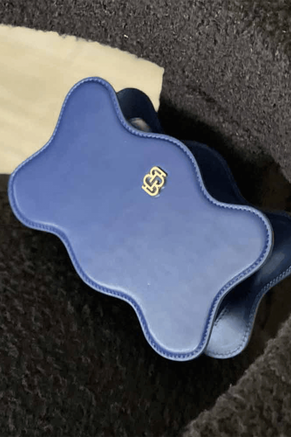 Bloomsbury-Leo Baguette Bag - Lacivert-Omuz Çantası-2-Milagron.com