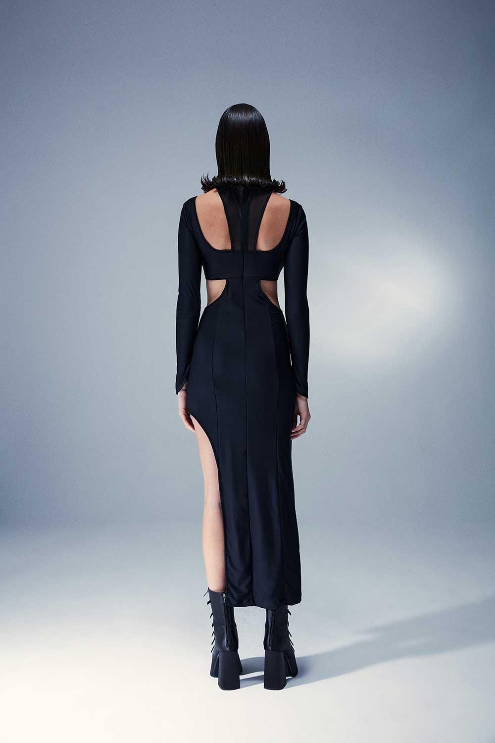 Born Villain-Morticia Elbise-Elbise-2-Milagron.com