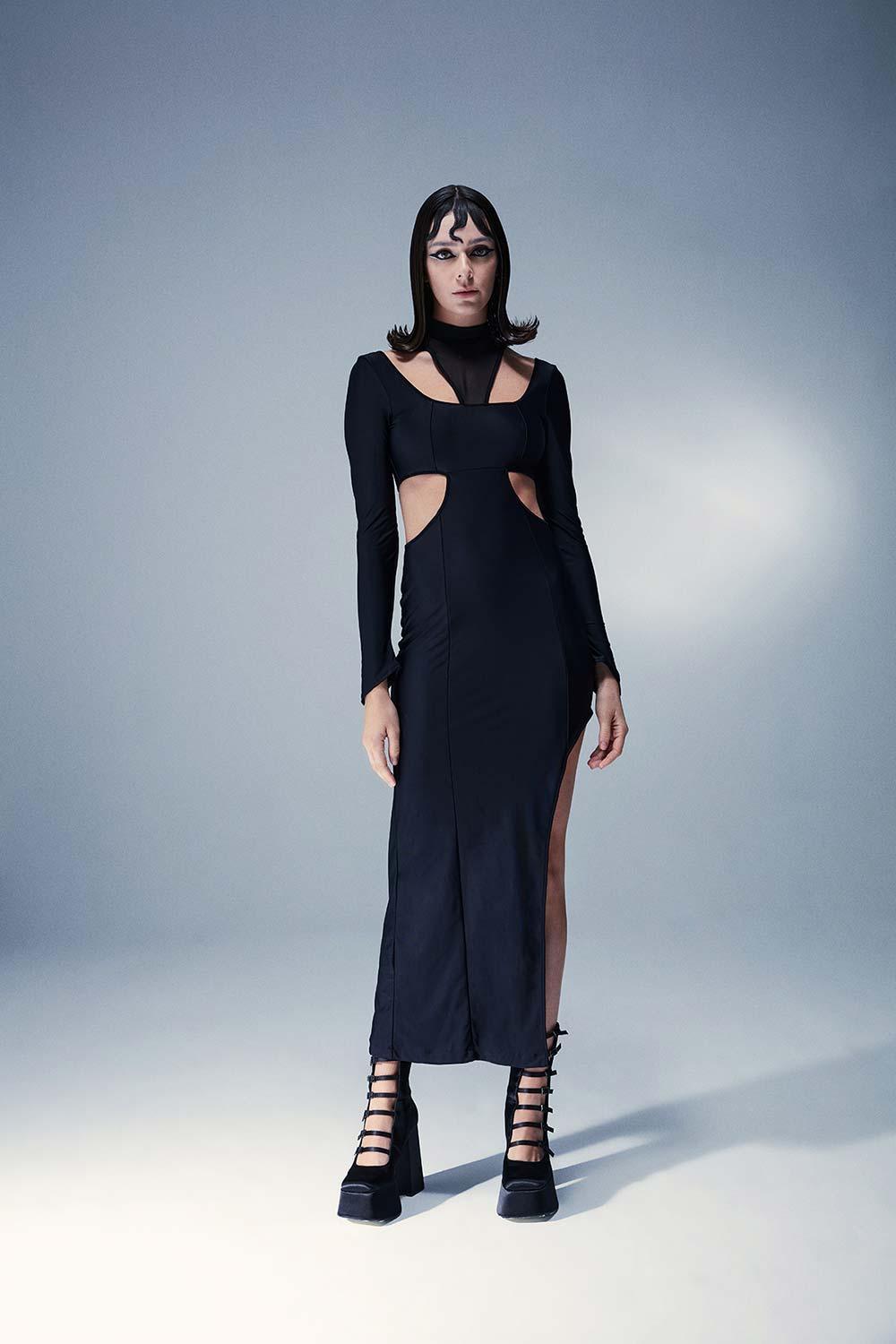 Born Villain-Morticia Elbise-Elbise-3-Milagron.com