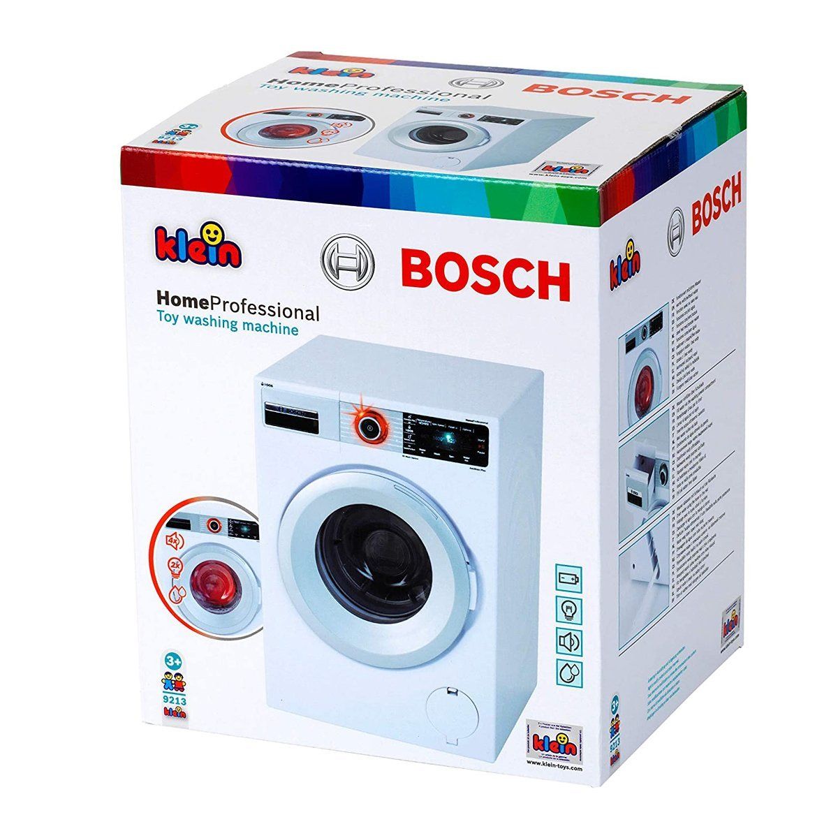 Bosch-Bosch Oyuncak Sesli Işıklı Çamaşır Makinesi-Evcilik ve Mutfak Setleri-5-Milagron.com