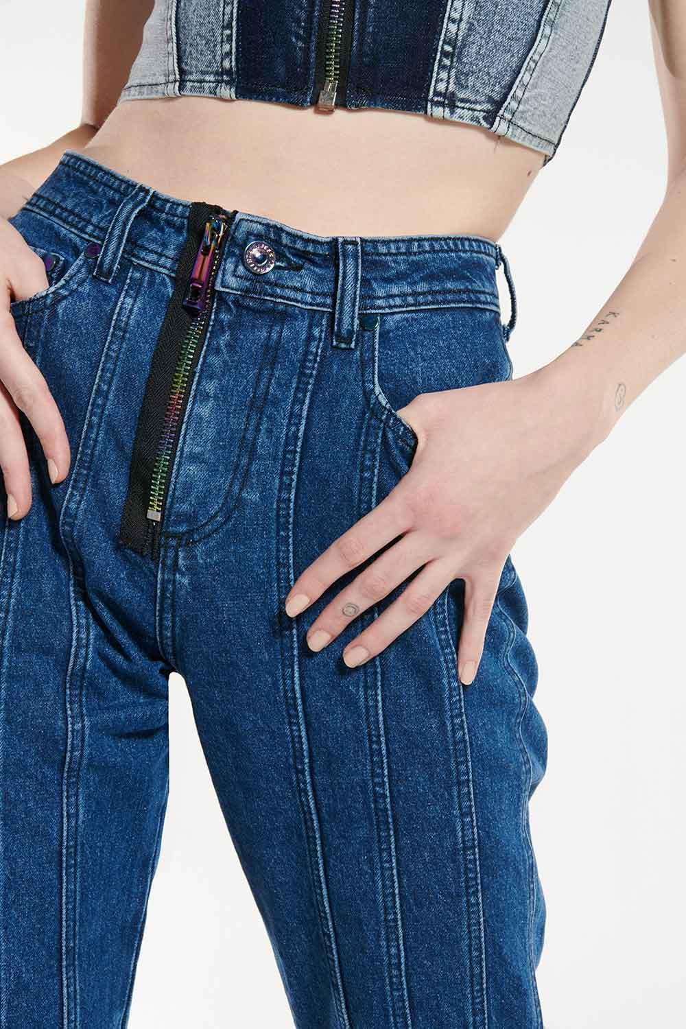 Certain-Brooklyn Jean Light Navy Wash-Kot Pantolon-5-Milagron.com