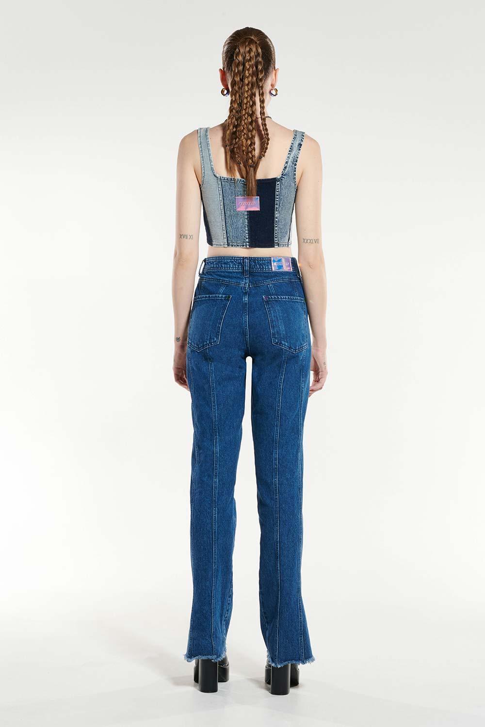 Certain-Brooklyn Jean Light Navy Wash-Kot Pantolon-7-Milagron.com