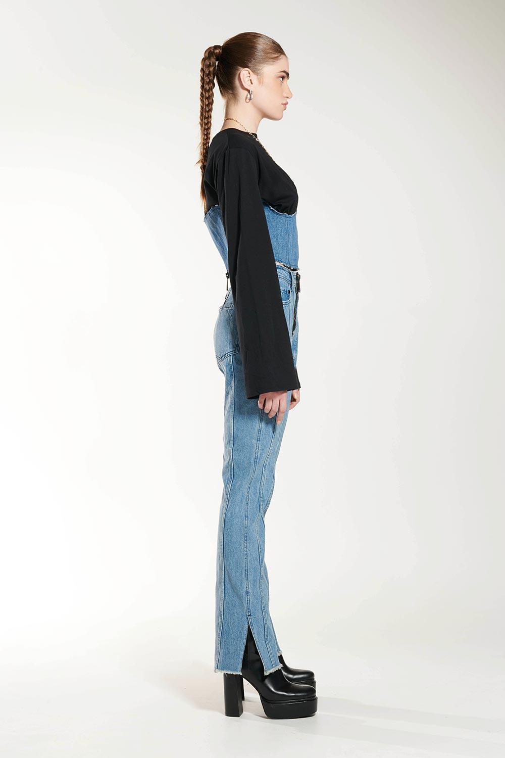 Certain-Brooklyn Jean Vintage Blue Wash-Kot Pantolon-3-Milagron.com