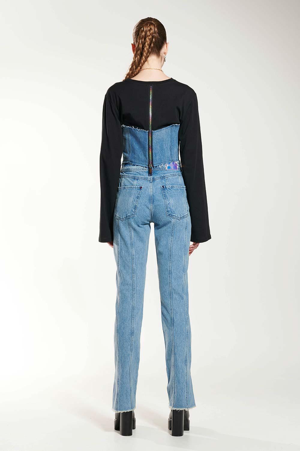Certain-Brooklyn Jean Vintage Blue Wash-Kot Pantolon-5-Milagron.com