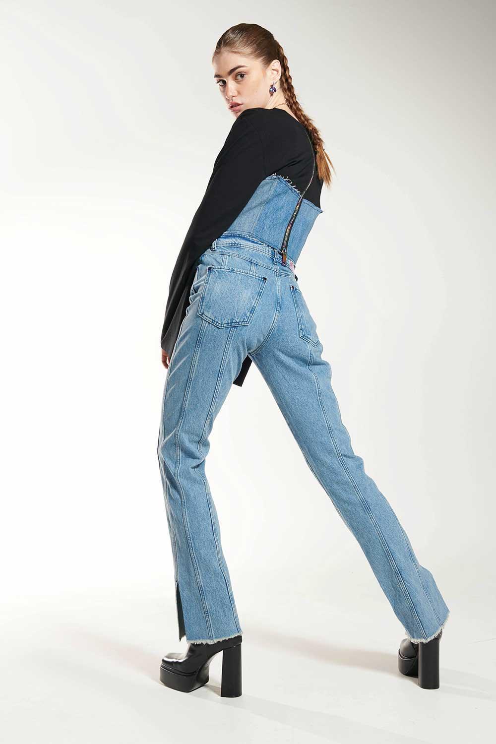 Certain-Brooklyn Jean Vintage Blue Wash-Kot Pantolon-6-Milagron.com