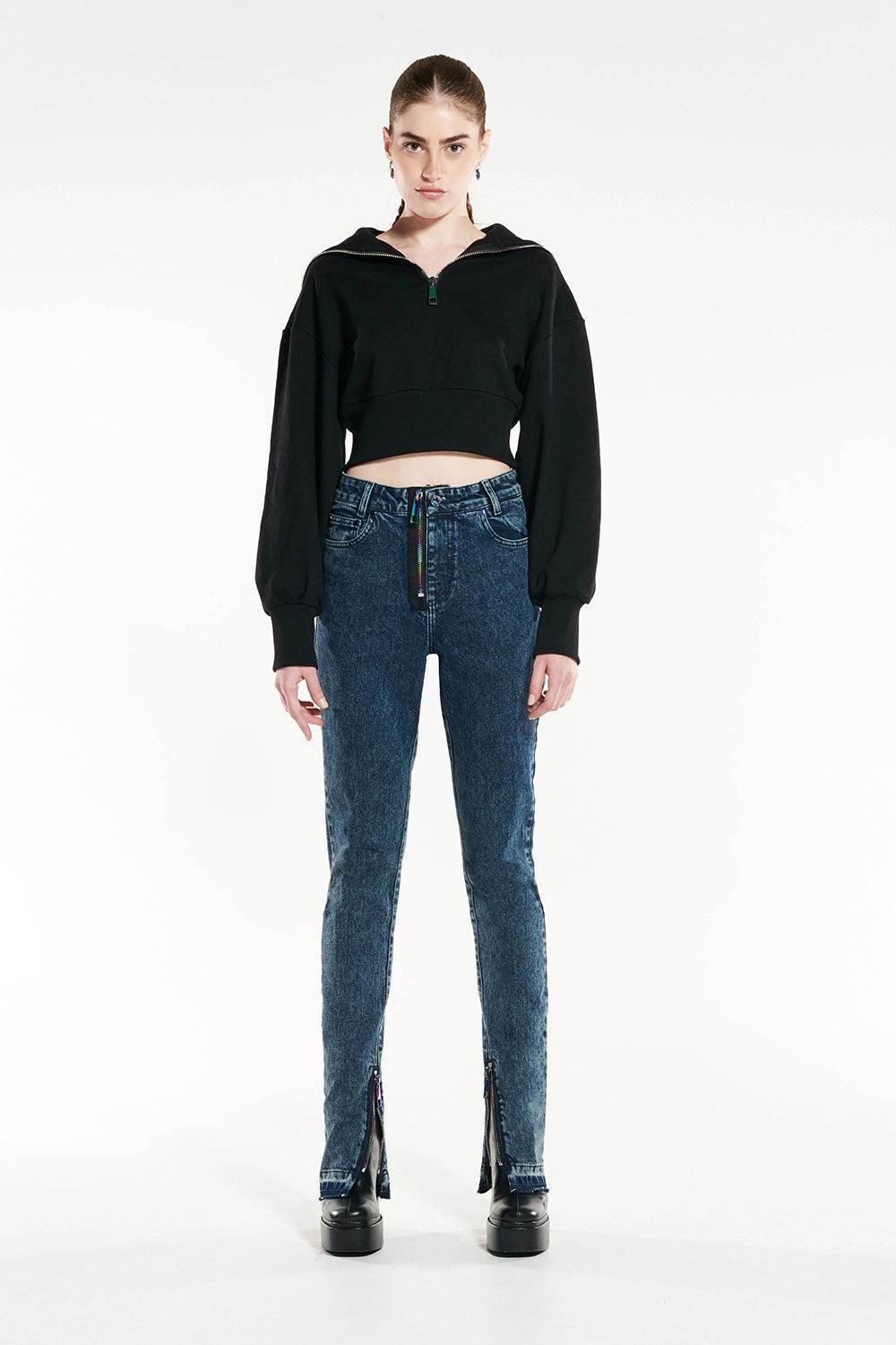 Certain-Chelsea Jean Dark Navy Wash-Kot Pantolon-1-Milagron.com