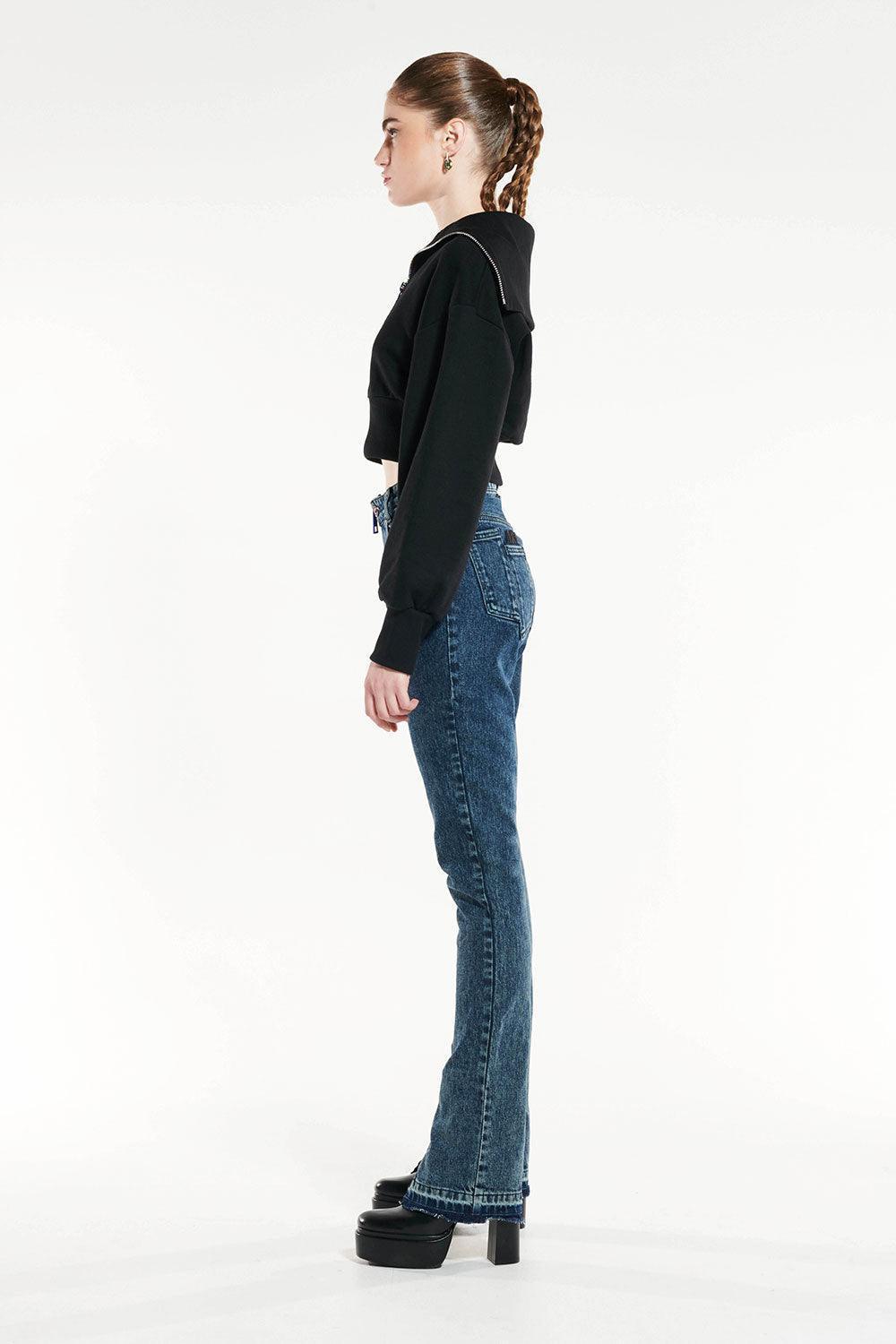 Certain-Chelsea Jean Dark Navy Wash-Kot Pantolon-2-Milagron.com