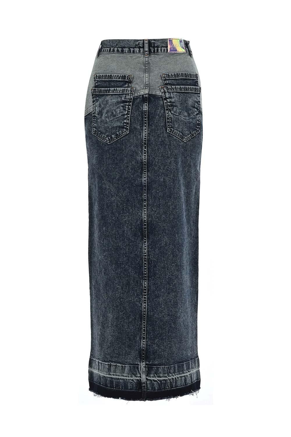 Certain-Laguna Skirt Navy Wash-Etek-4-Milagron.com