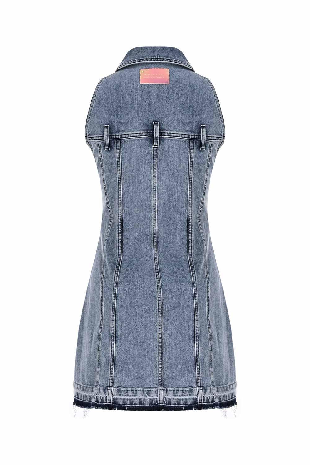 Certain-Malibu Dress Vintage Wash-Elbise-5-Milagron.com