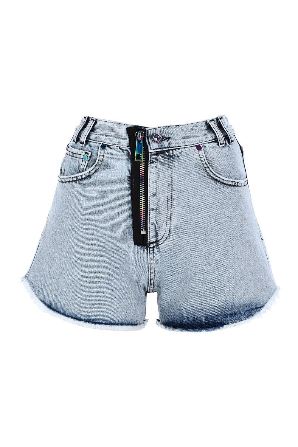 Certain-Venice Short Light Blue Wash-Şort-3-Milagron.com
