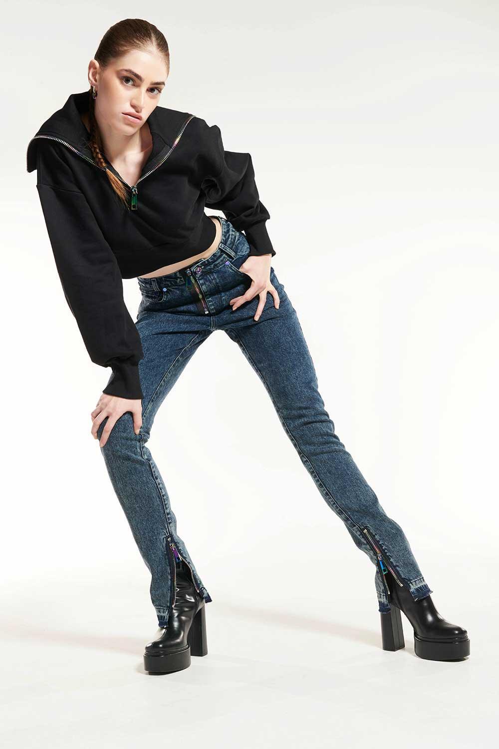 Certain-Zip Sweatshırt-Sweatshirts & Hoodies-5-Milagron.com