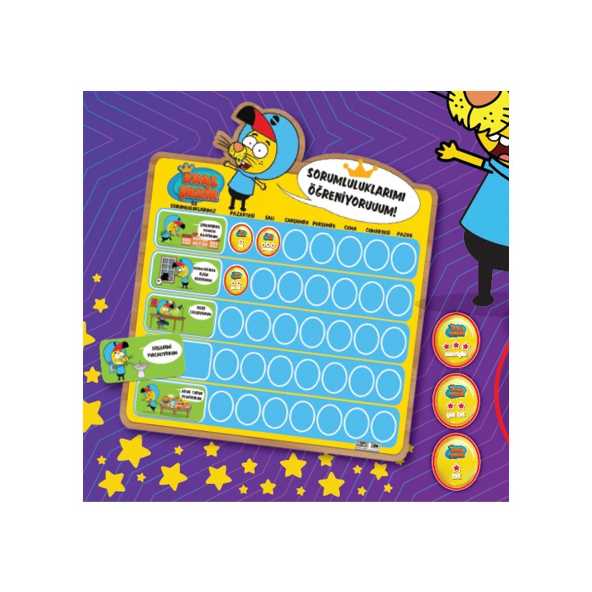 Chiva-Sorumluluk Takvimi-Oyuncak-2-Milagron.com