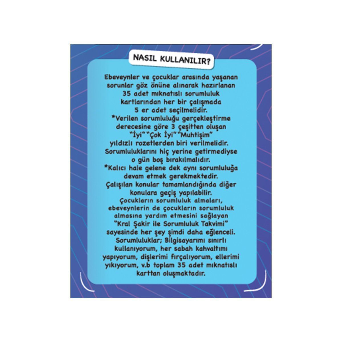 Chiva-Sorumluluk Takvimi-Oyuncak-3-Milagron.com