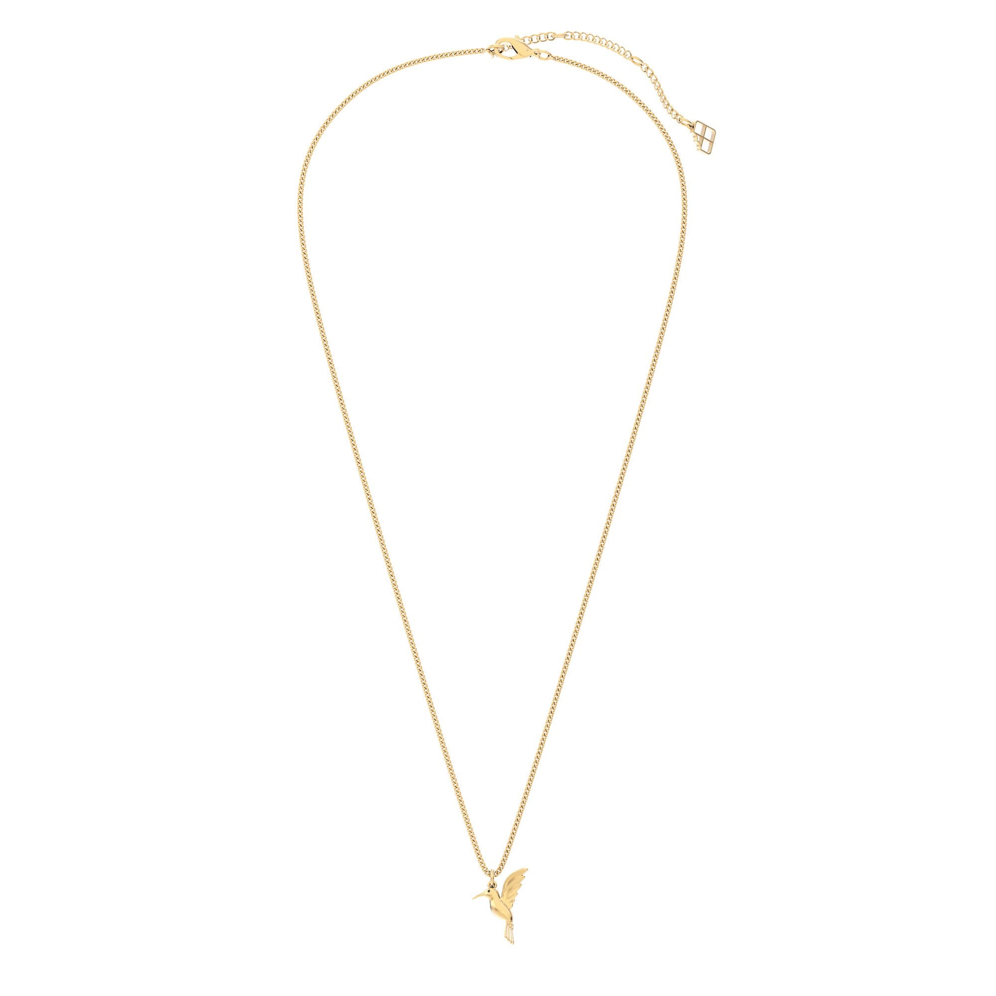 Chocli-18 Ayar Altın Kaplama Humming Bird Kolye-Kolye-2-Milagron.com