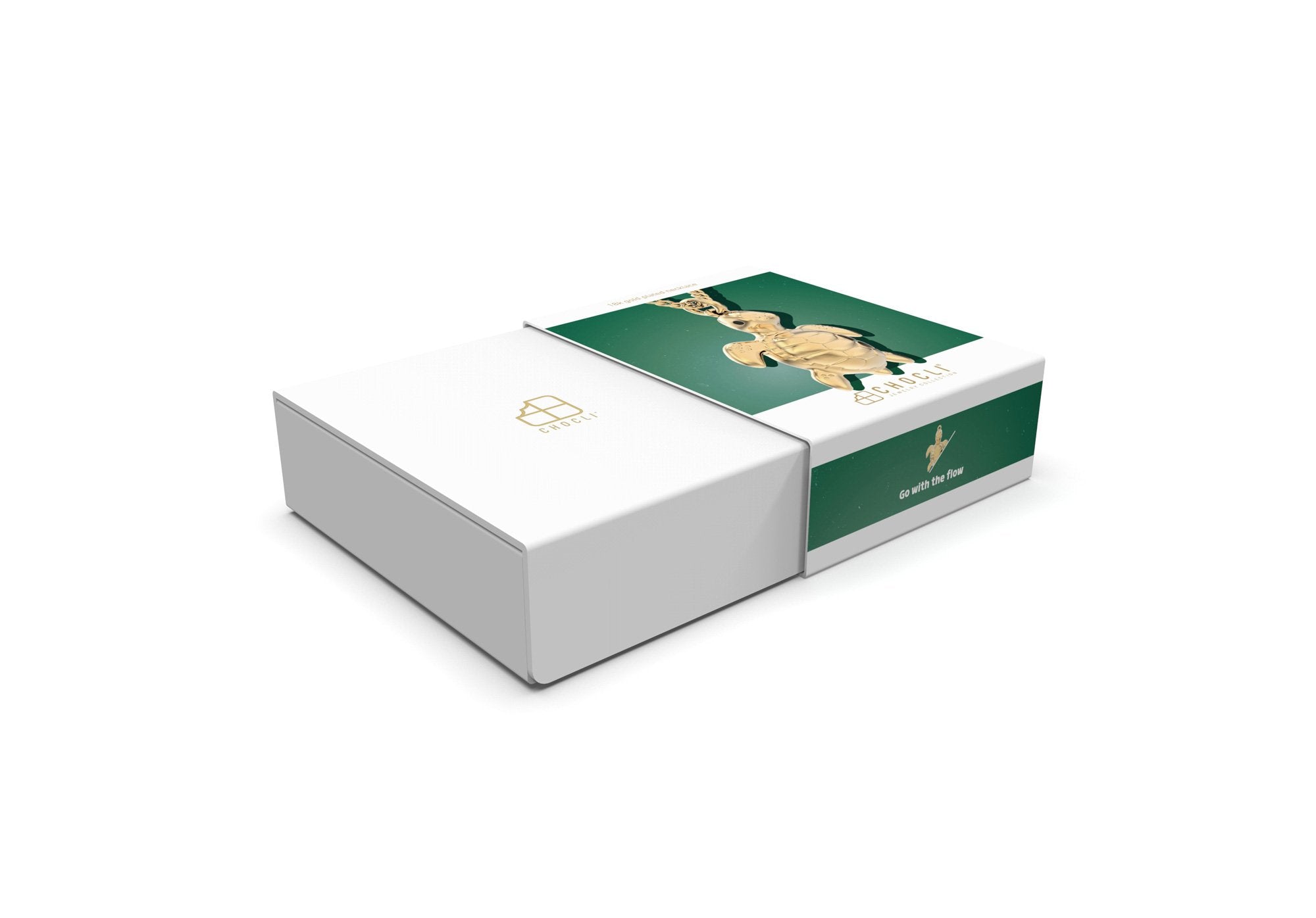 Chocli-18 Ayar Altın Kaplama Kaplumbağa Kolye-Kolye-7-Milagron.com