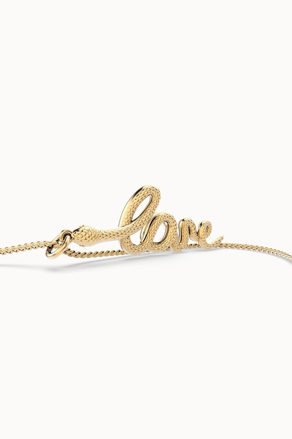 Chocli-18 Ayar Altın Kaplama Love Snake Kolye-Kolye-4-Milagron.com