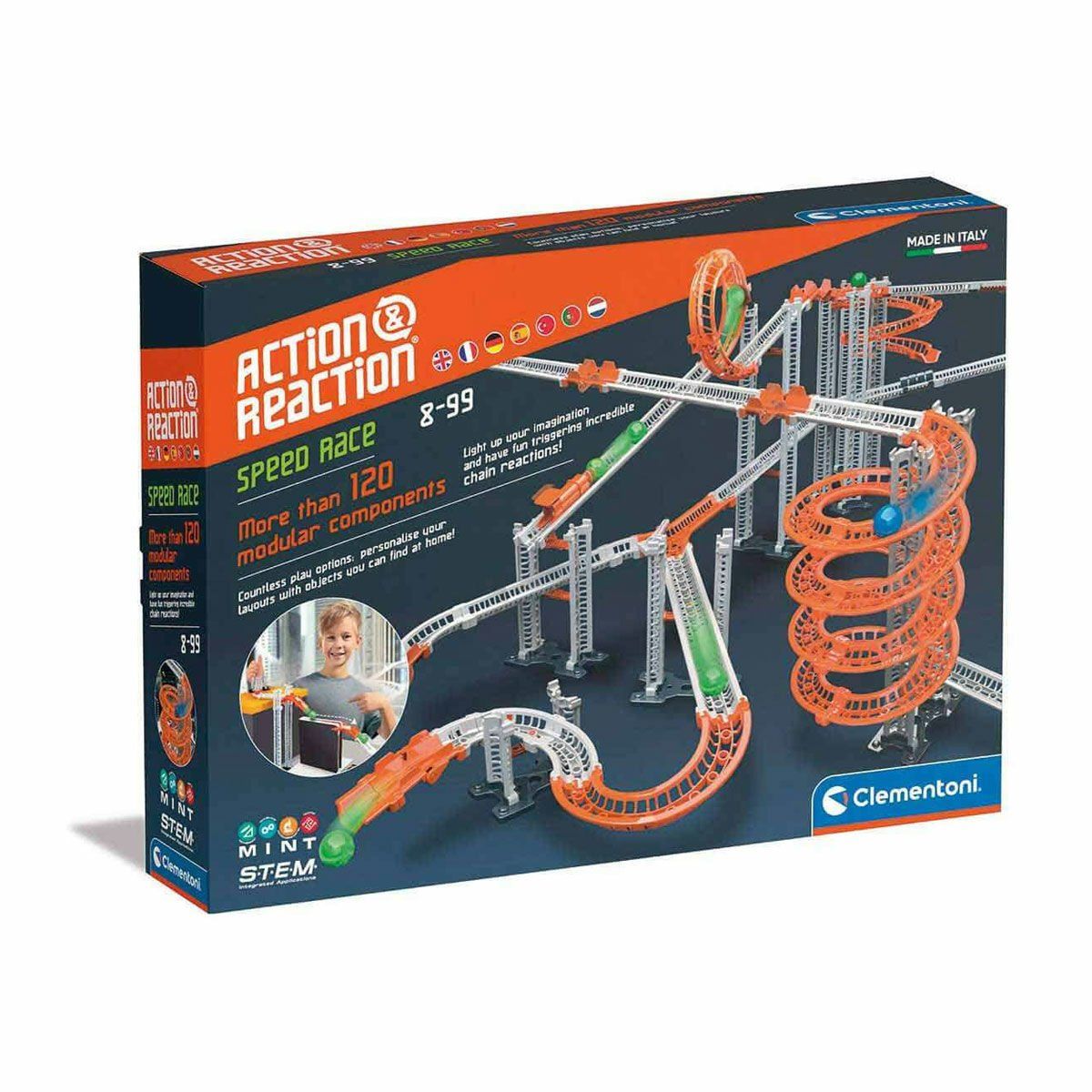 Clementoni-Action And Reaction Hız Yarışı +8 Yaş-Oyun Setleri-1-Milagron.com
