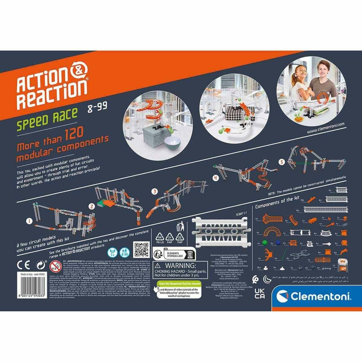 Clementoni-Action And Reaction Hız Yarışı +8 Yaş-Oyun Setleri-4-Milagron.com