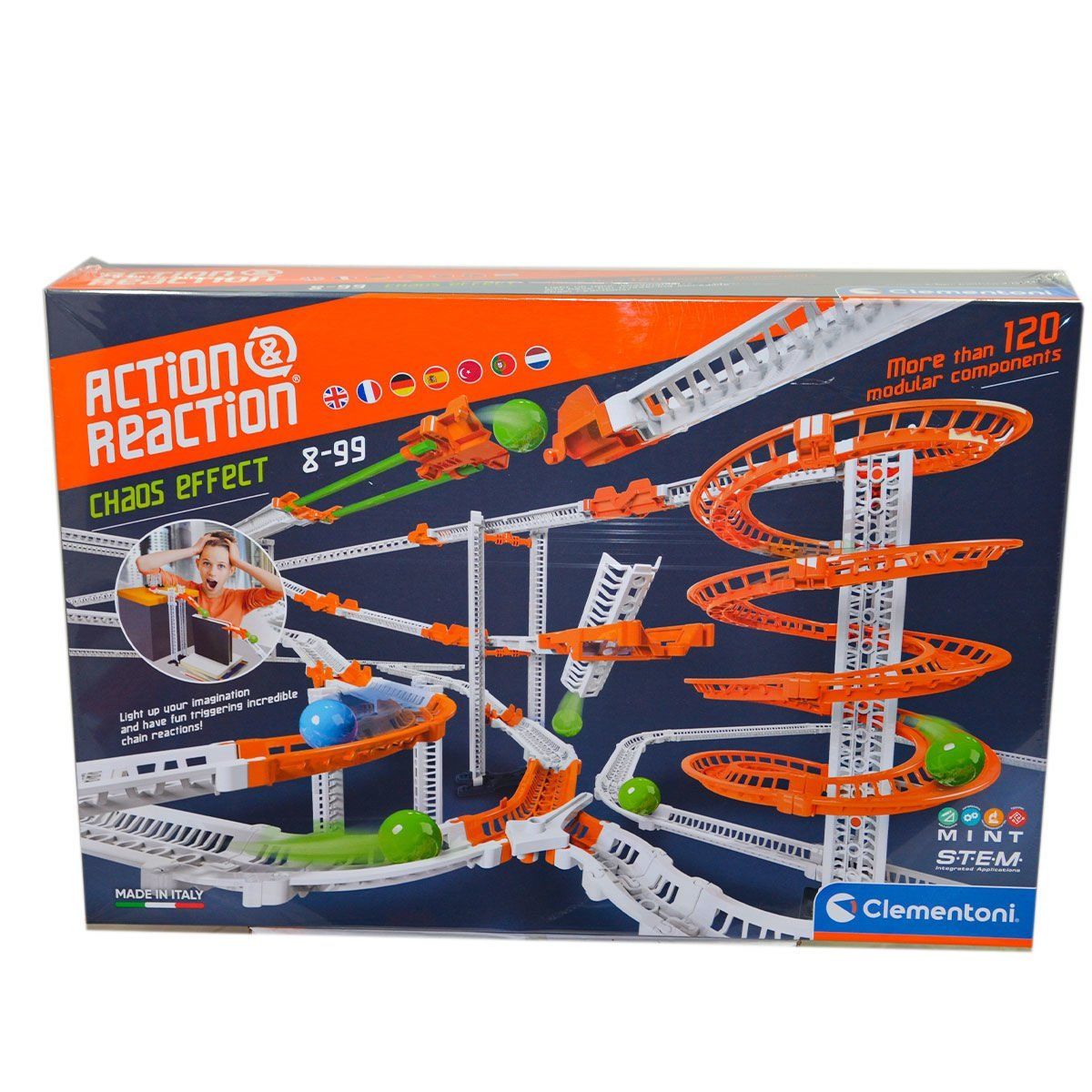 Clementoni-Action & Reaction Kaos Etkisi Ek Paket +8 Yaş-Oyun Setleri-1-Milagron.com