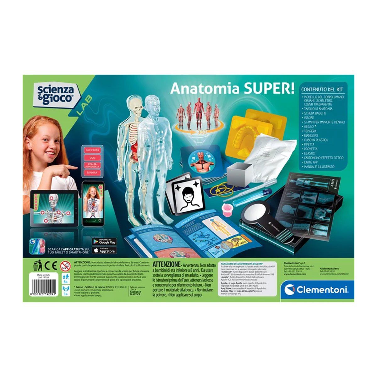 Clementoni-Bilim Ve Oyun Süper Anatomi +8 Yaş-Oyun Setleri-3-Milagron.com