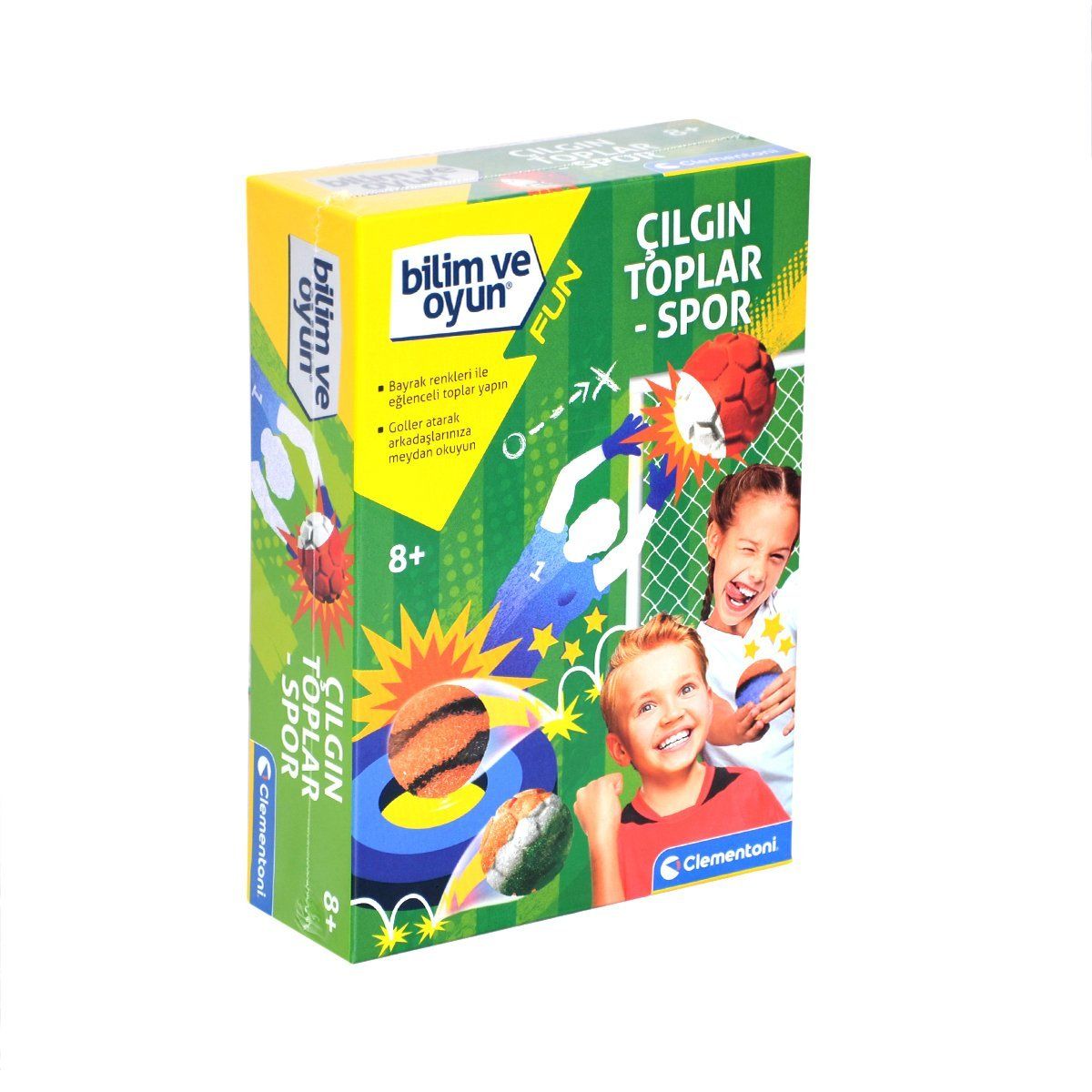 Clementoni-Çılgın Toplar Spor Bilim Ve Oyun +7 Yaş-Oyun Setleri-1-Milagron.com