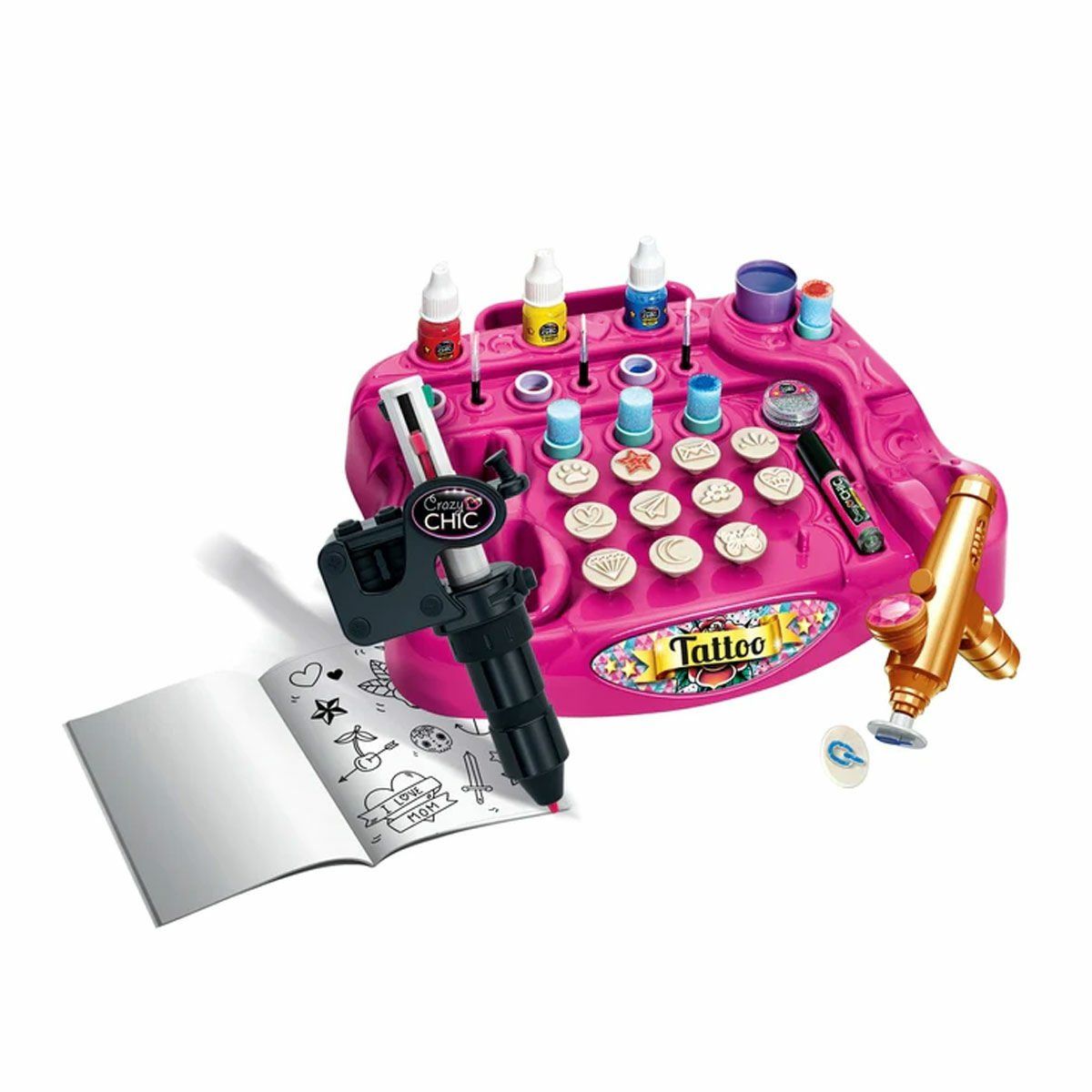Clementoni-Crazy Chic Dövme Stüdyosu-Evcilik ve Mutfak Setleri-2-Milagron.com