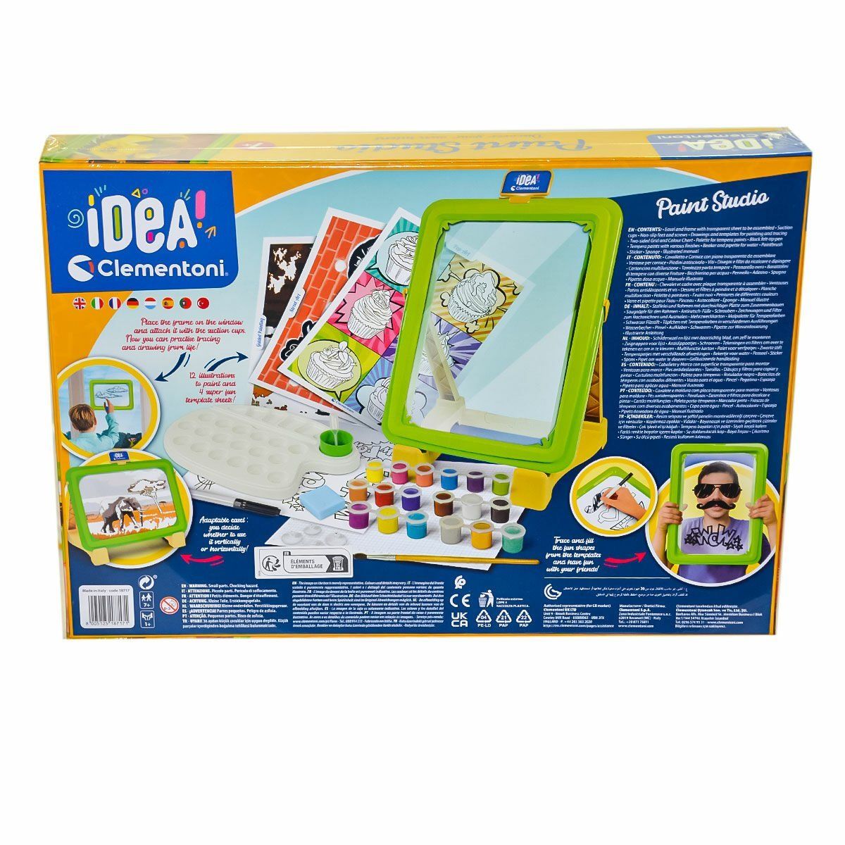 Clementoni-Idea Resim Atölyesi +7 Yaş-Oyun Setleri-2-Milagron.com