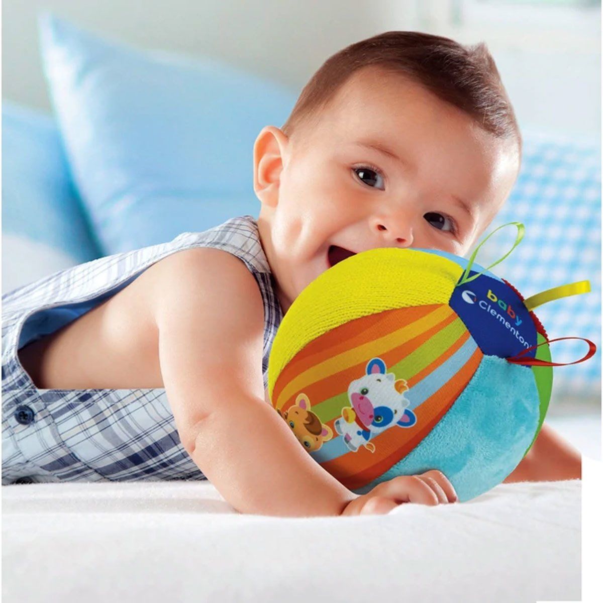 Clementoni-Müzikli Aktivite Topu / +3 Ay-Bebek Oyuncakları-3-Milagron.com