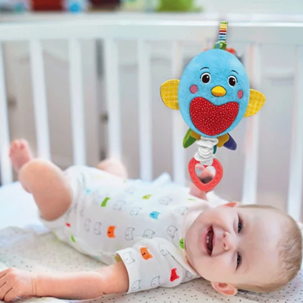 Clementoni-Müzikli Peluş Kuş-Bebek Oyuncakları-3-Milagron.com