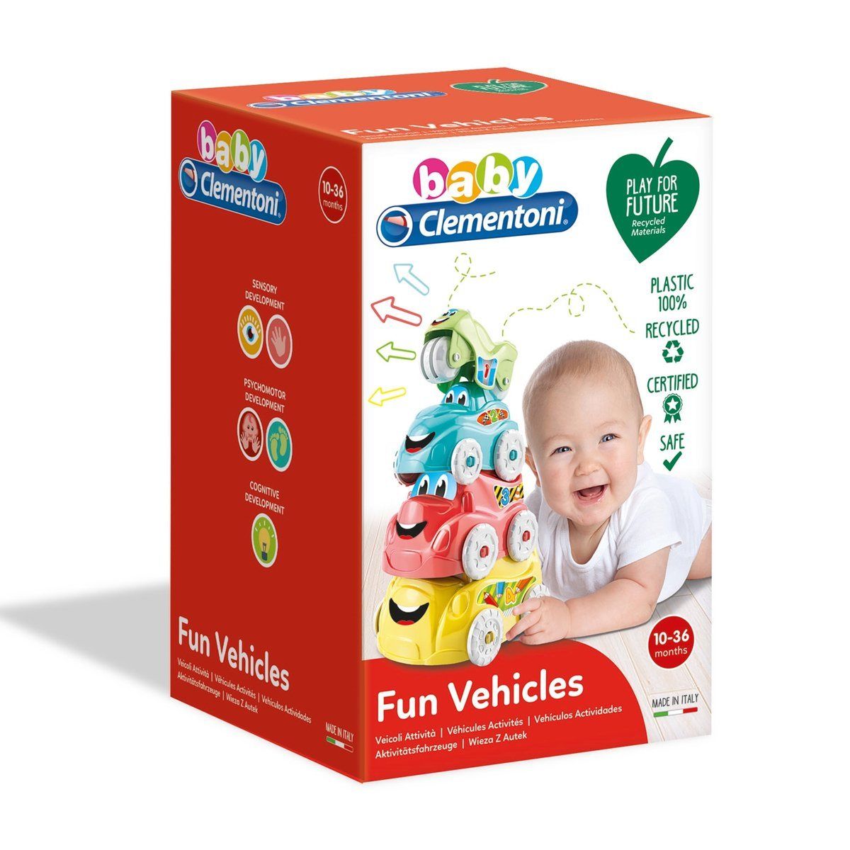 Clementoni-Renkli Araçlar / 6 36 Ay-Bebek Oyuncakları-1-Milagron.com