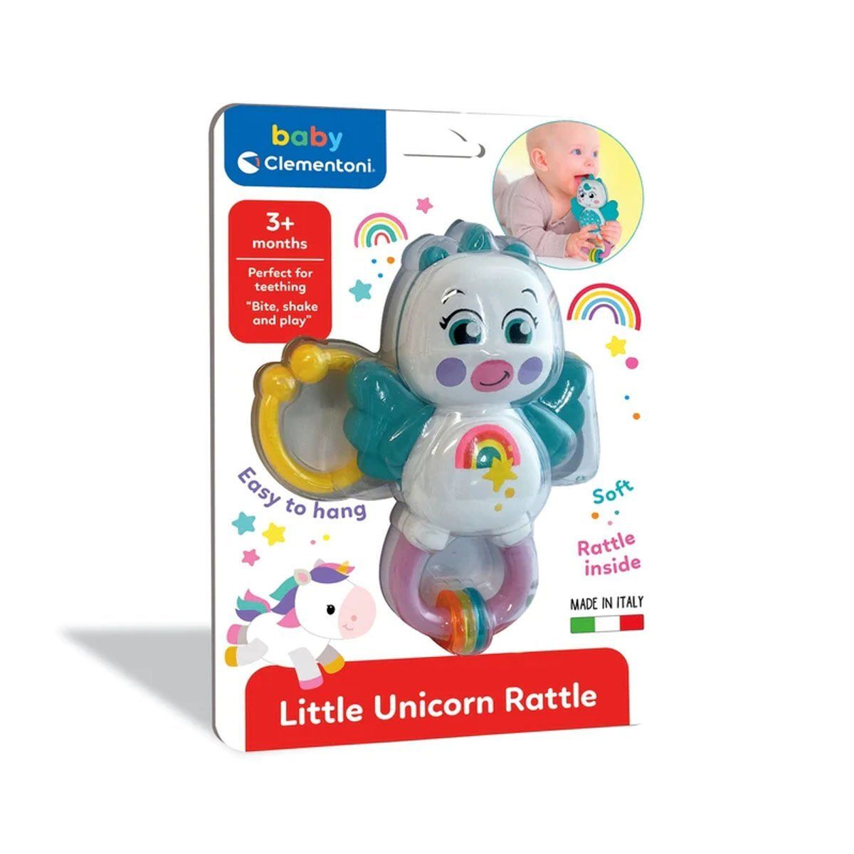 Clementoni-Sevimli Unicorn Çıngırak-Bebek Oyuncakları-1-Milagron.com