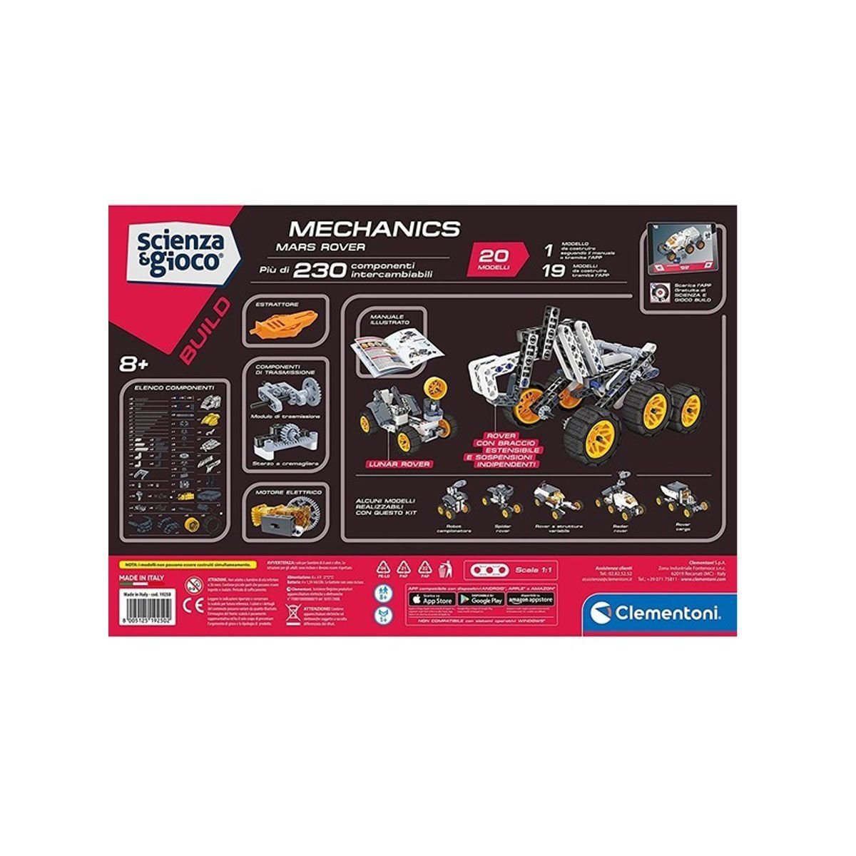 Clementoni-Tr Mekanik Laboratuvarı Nasa Mars Keşif Aracı +8 Yaş-Oyun Setleri-6-Milagron.com